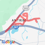 Around Town route map