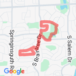 4/4/13 walk route map