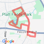 Plattfield Park route map