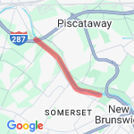 Canal Run 7 mi. route map