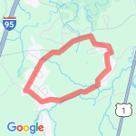 Weathers field and Colman route map