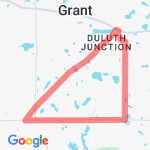 5.44 miles route map