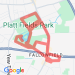 Plattfield Park route map