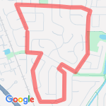 Vernon Hills, IL 5K +kick route map