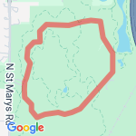 Old School Forest Preserve route map
