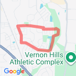 5K Deerpath plus park district path route map