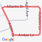 Half Mile Run route map
