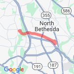 To Cabin John route map