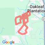 Eagle Landing Golf Course route map