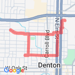 Longer Run route map