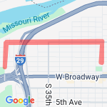 to pedestrian park route map