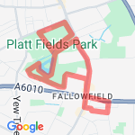 Plattfield Park route map