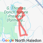 Squaw Brook Long loop route map