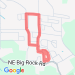 April 2013 route map