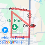 JMS 3 mile run route map