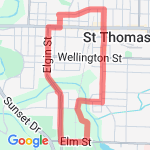 5 k route map