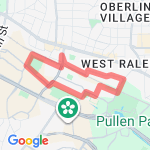 almost 3 miles route map