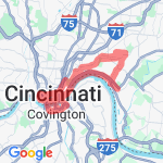 21.3 Mile Run  route map