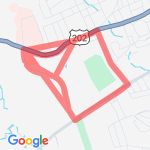 Work Route route map