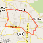 "8" mile loop route map