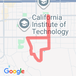 Pasadena 2.4 miles route map