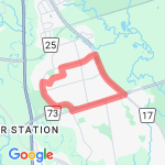 April 10, 2013 Route route map