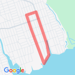 beach run route map