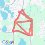 4 miles via Hobomok route map