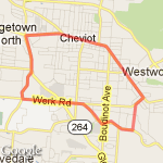 "8" mile loop route map