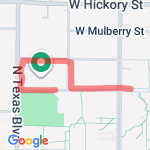 Half Mile Run route map
