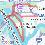 SW-Haynes Point-Jefferson-Mall route map