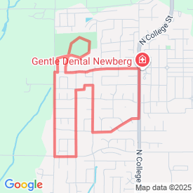 CVMS Run with the Wolves - 5.05 Km route in newberg