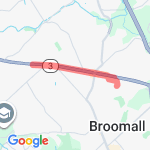 West Chester Pike loop route map