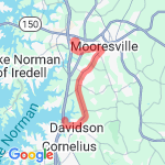 Walking to Debbie route map