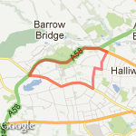 small circular route map