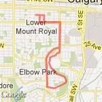 Stanley Park Loop route map