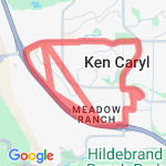C470-Kipling-KenCaryl Loop. route map