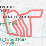 Tanglewood Maze route map