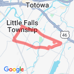 Post Office and back route map