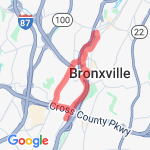 Bronxville-Pond-Sarah Lawrence route map