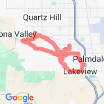 Teirra Subida & Godde Climb route map
