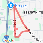 Ann Arbor 2.45 route map