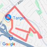 Saturday road run route map