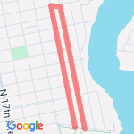 Bayview #1 route map