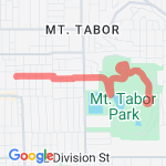 Tabor 1.5 Up route map