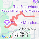 Walk There-Pittock route map