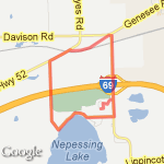 5.23 mile loop  route map