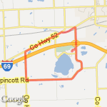 to work and home route map