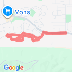 2.5 miles  route map