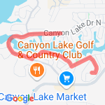 5 mile out and back  route map